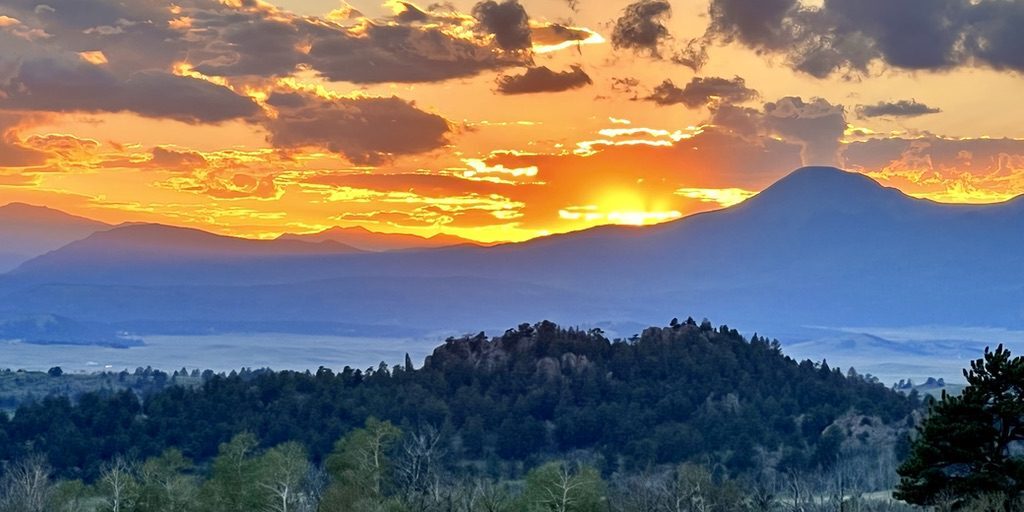 Colorado Sunset at RAWHYDE